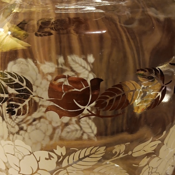 Vintage retro mcm Barlett Collins white gold rose barware pitcher - Picture 2 of 7